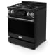 Thor Kitchen Gordon Ramsay 30 inch Black Propane Gas Range (RSG30BLP-SS)