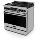 Thor Kitchen Gordon Ramsay 36 inch Stainless Steel Gas Range (RSG36-BLK)