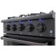 Thor Kitchen 30 inch Black Stainless Steel Gas Range (HRG3080U-BS)