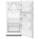 Amana ARTX2314TW 28 inch 14.3 cu. ft. Top Freezer Refrigerator