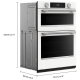 KitchenAid 30 inch Microwave Wall Oven Combo (KOEC730SWH)