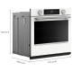 Four encastré simple KitchenAid KOES730SWH