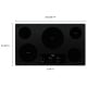 Whirlpool WCE97US6KB 36 inch Cooktop