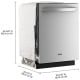 Lave-vaisselle Inox Whirlpool (WDTS8024SZ)