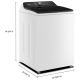 Laveuse à chargement vertical Whirlpool WTW8507TW 6.1 pi. cu.