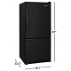 Whirlpool 30 inch 18.5 cu. ft. Refrigerator (WRB119WFBB)