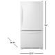 Whirlpool WRB322DMBW