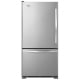 Whirlpool WRB329LFBM 30 inch 18.5 cu. ft. Bottom Freezer Refrigerator