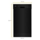 Whirlpool Dishwasher (WDF518SAHB)