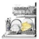 Whirlpool Stainless Steel Dishwasher (WDT750SAHZ)