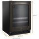 Whirlpool Black Stainless Steel Under Counter Refrigeration (WUB50X24HV)
