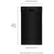 Lave-vaisselle Whirlpool WDPS5118PB