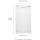 Lave-vaisselle Whirlpool WDPS5118PW