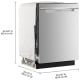 Lave-vaisselle Inox Whirlpool (WDPS8024SZ)