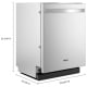 Lave-vaisselle Inox Whirlpool (WDT550SAPZ)