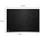 Surface de cuisson à induction Whirlpool 30 pouce (WCIT7030SS)