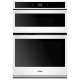 Whirlpool WOC54EC7HW 27 inch Microwave Wall Oven Combo
