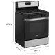 Whirlpool 30 inch Gas Range (WFG515S0JS)