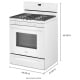 Whirlpool 30 inch Gas Range (WFG515S0JW)