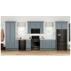 Cuisinière à Gaz Inox noir Whirlpool (WFG975H0HV)