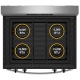 Cuisinière à Gaz Blanc Whirlpool (WFGS3530RW)