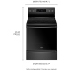 Whirlpool 30 inch Range (YWFE775H0HB)