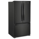 Whirlpool 36 inch 25.2 cu. ft. Black French Door Refrigerator (WRF535SMHB)