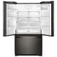 Whirlpool 36 inch 25.2 cu. ft. Black Stainless Steel French Door Refrigerator (WRF535SWHV)
