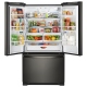 Whirlpool 36 inch 20 cu. ft. Black Stainless Steel French Door Refrigerator (WRF540CWHV)