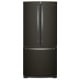 Whirlpool 30 inch 19.7 cu. ft. Black Stainless Steel French Door Refrigerator (WRF560SFHV)
