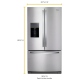 Whirlpool 36 inch 26.8 cu. ft. Refrigerator (WRF767SDHZ)