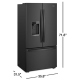 Whirlpool 36 inch 24 cu. ft. Refrigerator (WRF954CIHB)