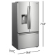 Whirlpool WRF954CIHZ 36 inch 24 cu. ft. Refrigerator