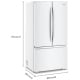 Whirlpool WRFC3036RW 36 inch 24 cu. ft. Refrigerator
