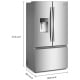 Whirlpool WRFC7036RZ 36 inch 23.4 cu. ft. French Door Refrigerator