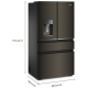 Whirlpool WRMC5036RV 36 inch 22 cu. ft. Refrigerator