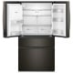Whirlpool 36 inch 29 cu. ft. Black Stainless Steel French Door Refrigerator (WRMF3636SV)