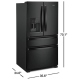 Whirlpool 36 inch 24.5 cu. ft. Refrigerator (WRX735SDHB)