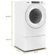Sécheuse électrique Whirlpool YWHD560CHW 7.4 pi. cu. Sans conduit – à pompe à chaleur