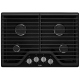 Whirlpool 30 inch Black Gas Cooktop (WCG51US0DB)
