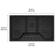 Whirlpool WCGK5036PB 36 inch Gas Cooktop