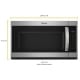 Whirlpool YWMH53521HZ Over the Range Microwave