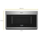 Whirlpool Stainless Steel Over the Range Microwave (YWMHA9019HZ)