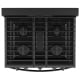 Cuisinière à Gaz Noir Whirlpool (WFGS4530SB)