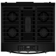 Cuisinière à Gaz Noir Whirlpool (WSGS5030SB)
