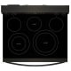Whirlpool 30 inch Black Stainless Steel Electric Range (YWFES5030RV)