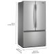 Whirlpool 36 inch 31 cu. ft. French Door Refrigerator (WRFF3136SZ)