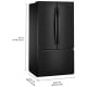 Whirlpool 36 inch 31 cu. ft. French Door Refrigerator (WRFF3336SB)