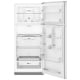 Whirlpool WRTX5118TW 28 inch 17.6 cu. ft. Top Freezer Refrigerator