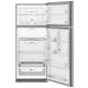 Whirlpool WRTX5118TZ 28 inch 17.6 cu. ft. Top Freezer Refrigerator